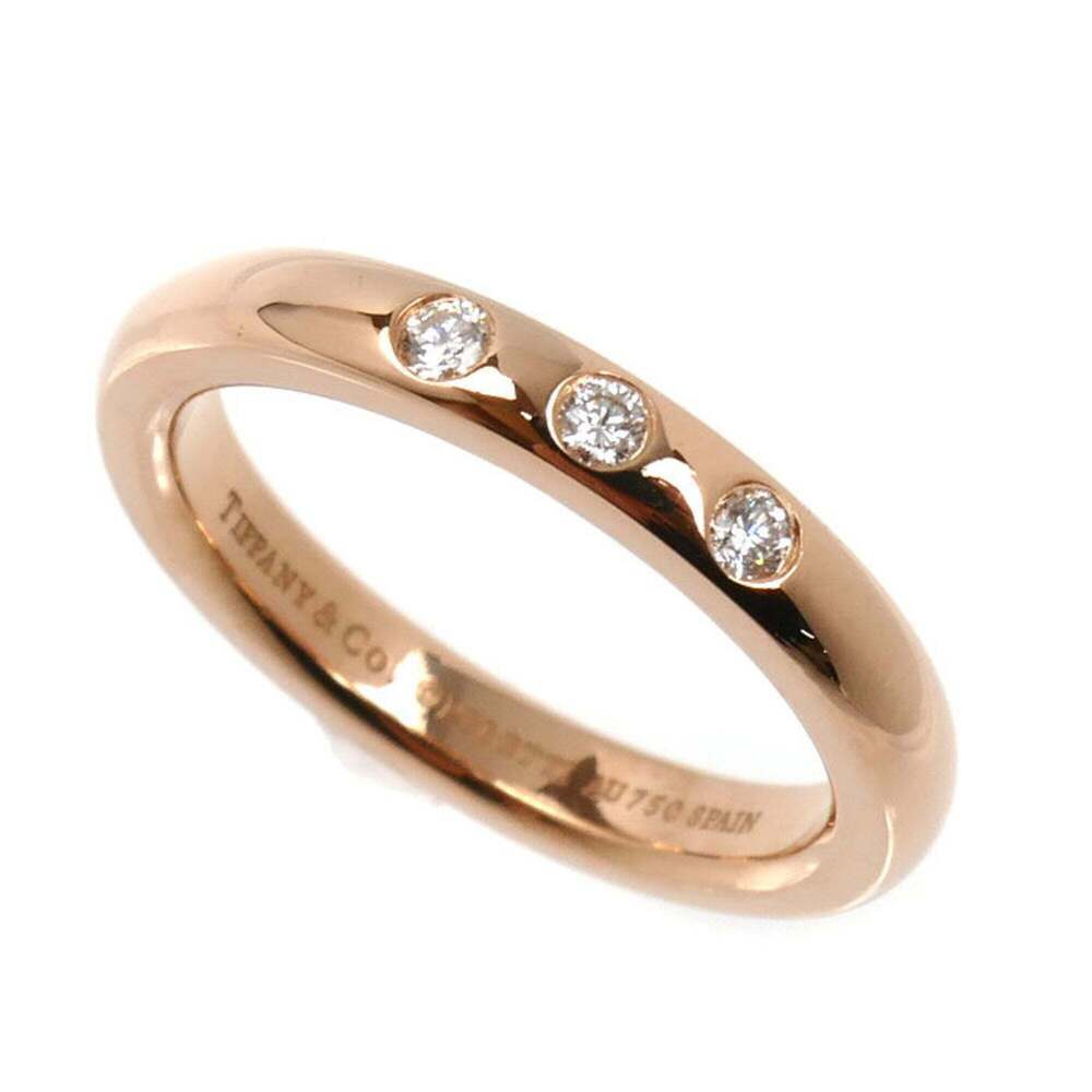 TIFFANY 18k Gold Diamond Ring